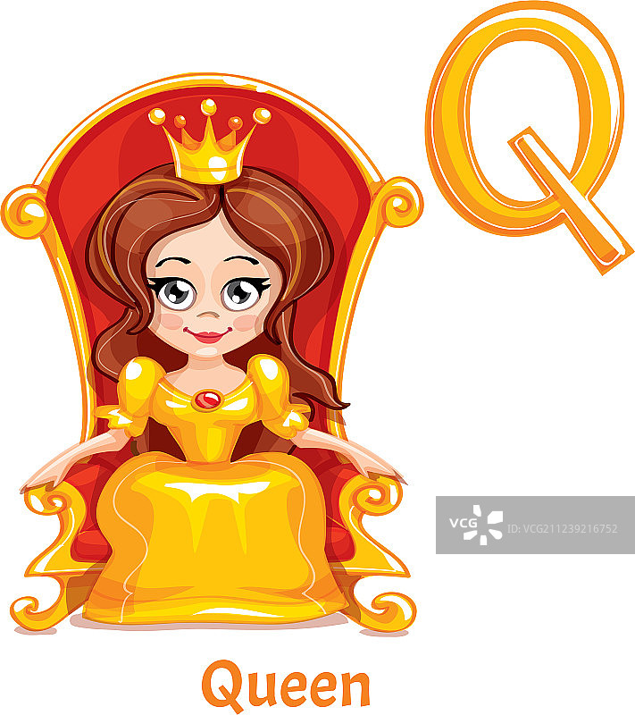 字母Q：女王主题图片素材