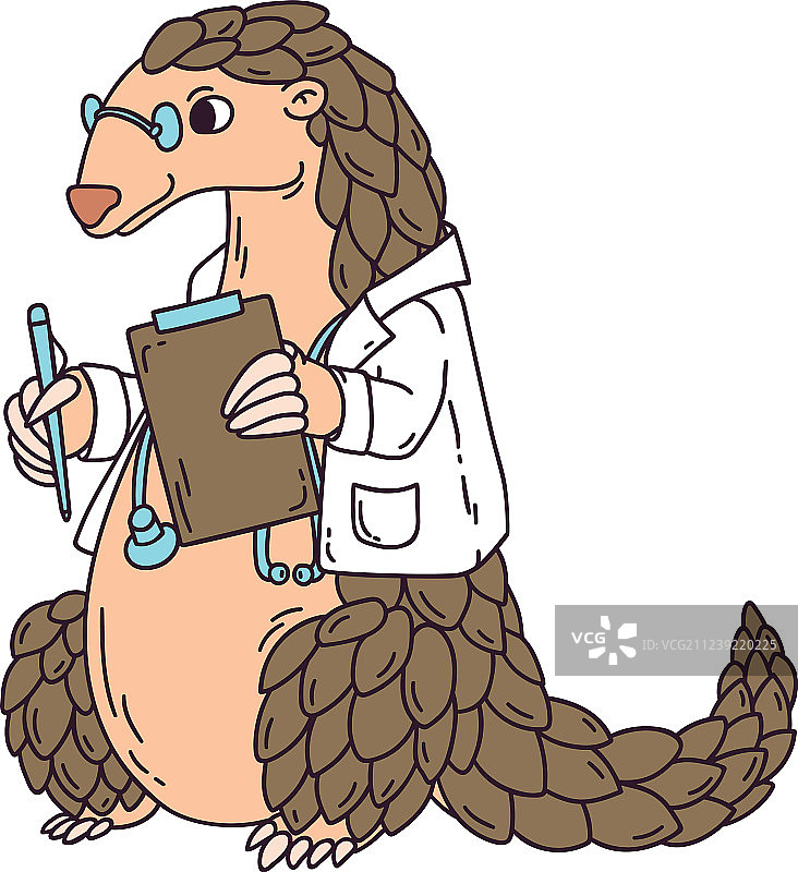 穿山甲医生图片素材
