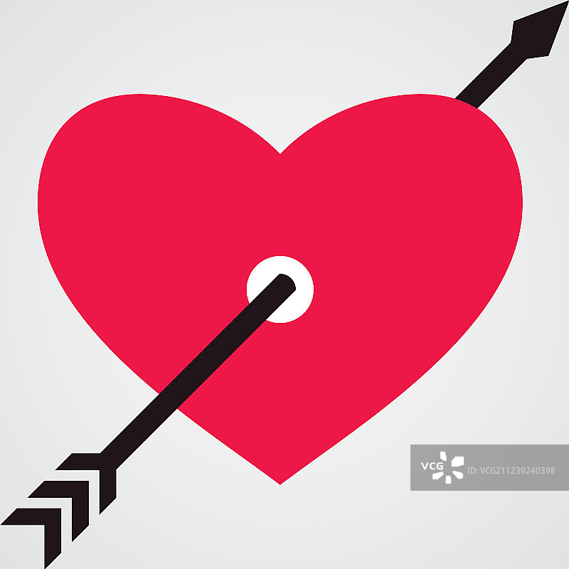 情人节爱之箭图片素材