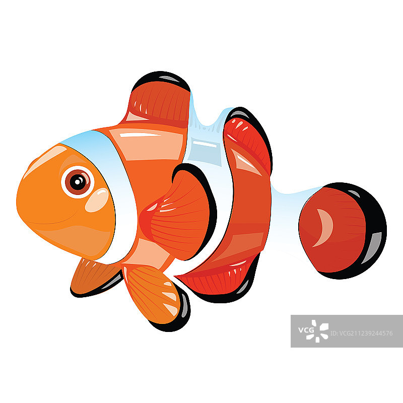 卡通趣味海洋鱼图片素材