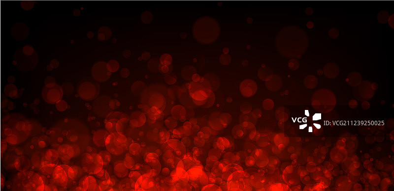 红色抽象模糊背景与散景效果图片素材
