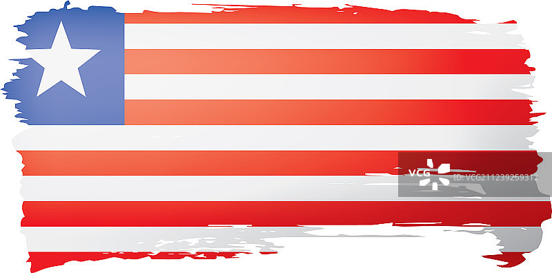 利比里亚国旗上的白色图片素材