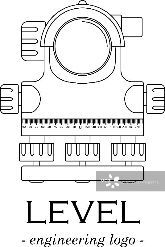 线条构成的黑白Logo图片素材