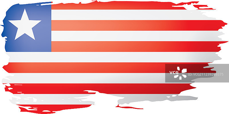 利比里亚国旗上的白色图片素材