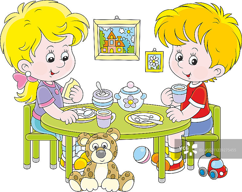 儿童早餐图片素材