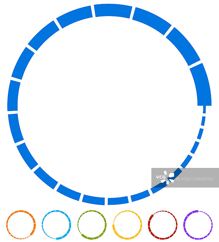 预加载缓冲符号元素圆形图片素材