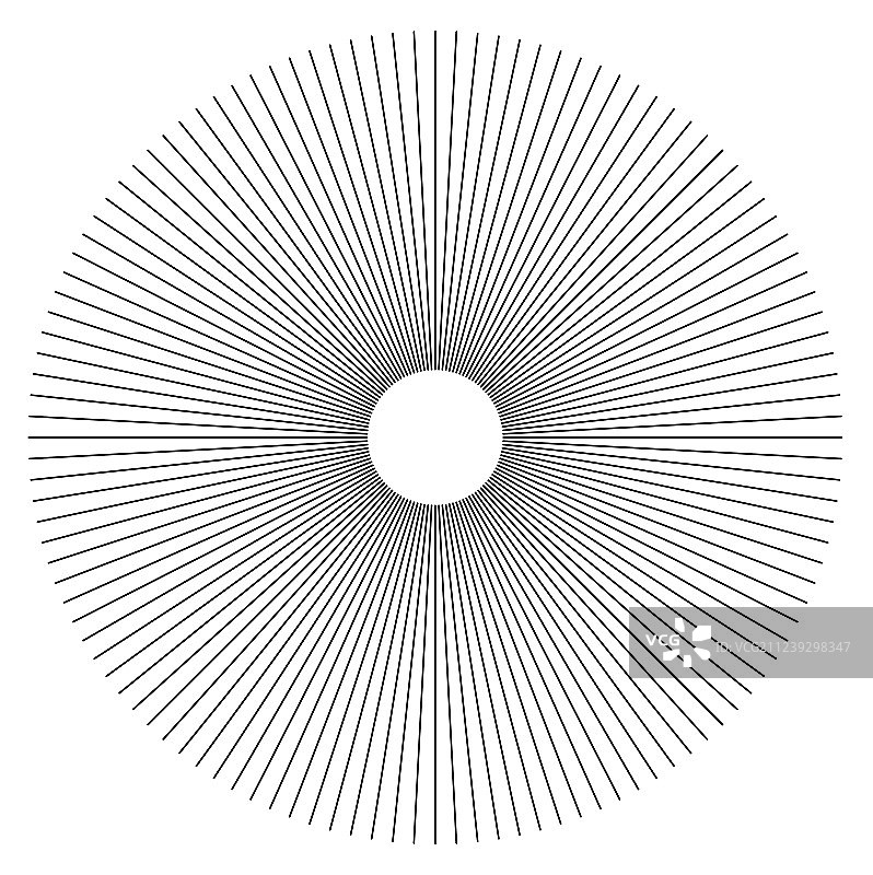 放射线抽象几何元素图片素材