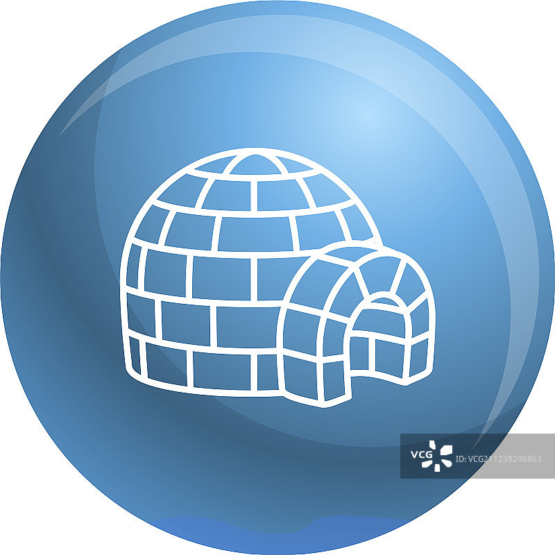 冰屋轮廓图标图片素材