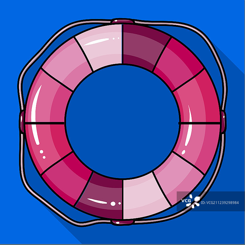 彩色游泳圈图片素材