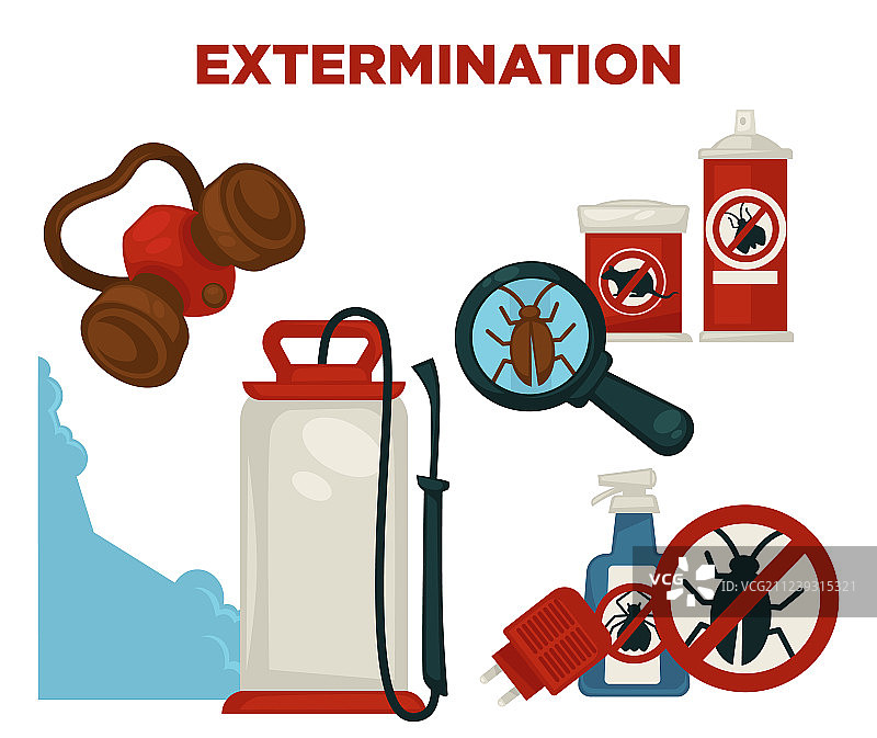 有害昆虫的灭绝装置和方法图片素材