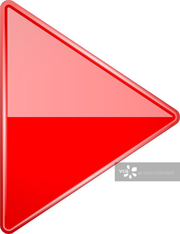 红色闪亮3D箭头图片素材