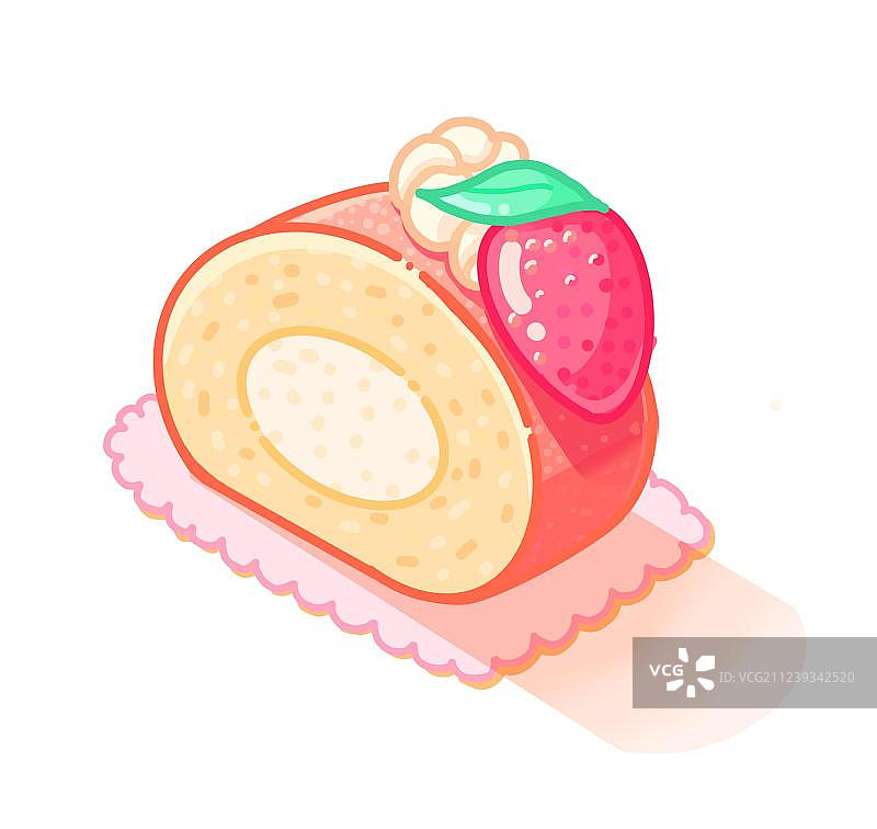 草莓芝士图片素材