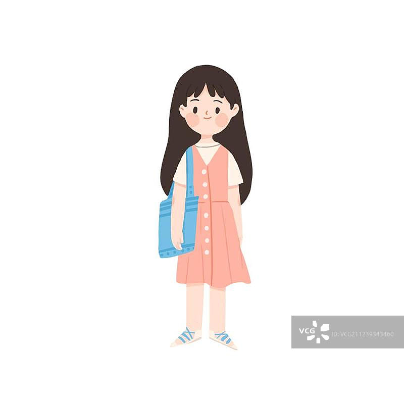 可爱少女图片素材