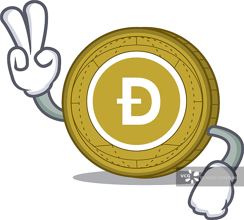 卡通狗狗币角色图片素材