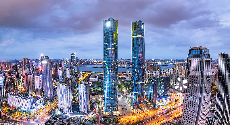 南昌市城市建筑风光图片素材