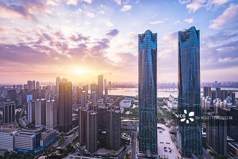 南昌市城市建筑风光图片素材