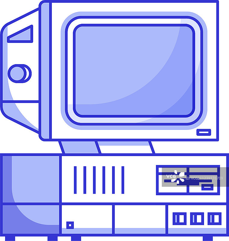 90年代复古电脑图片素材
