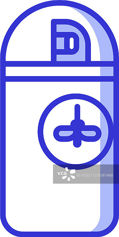 驱蚊气雾剂瓶图标图片素材