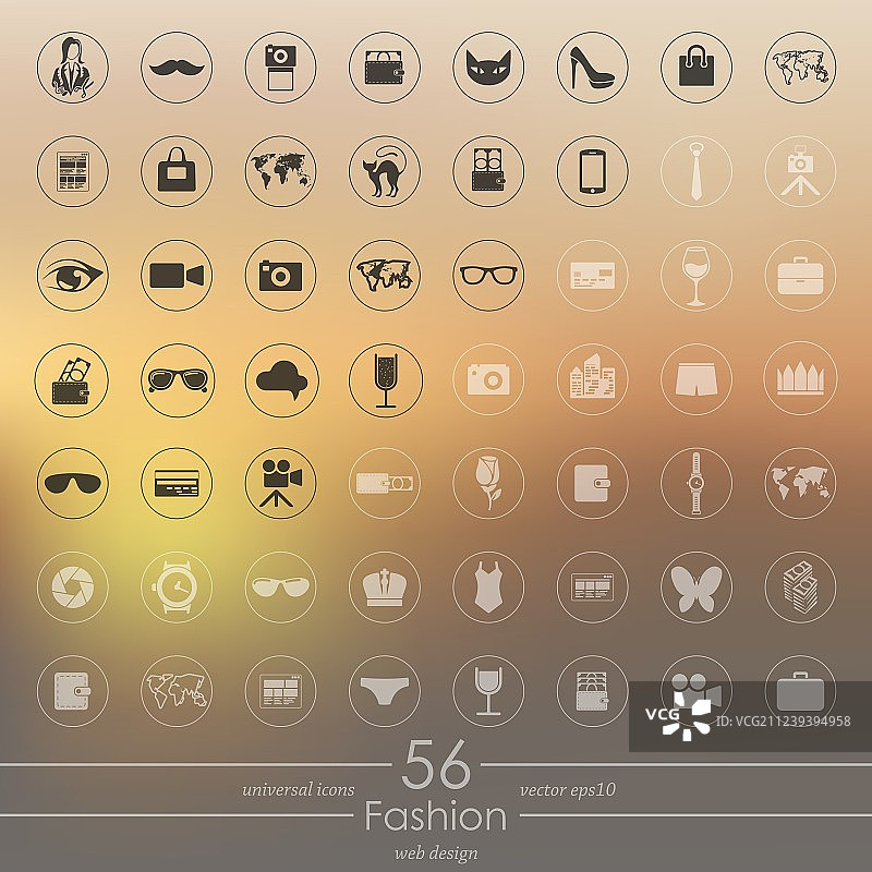 一套时尚偶像图片素材
