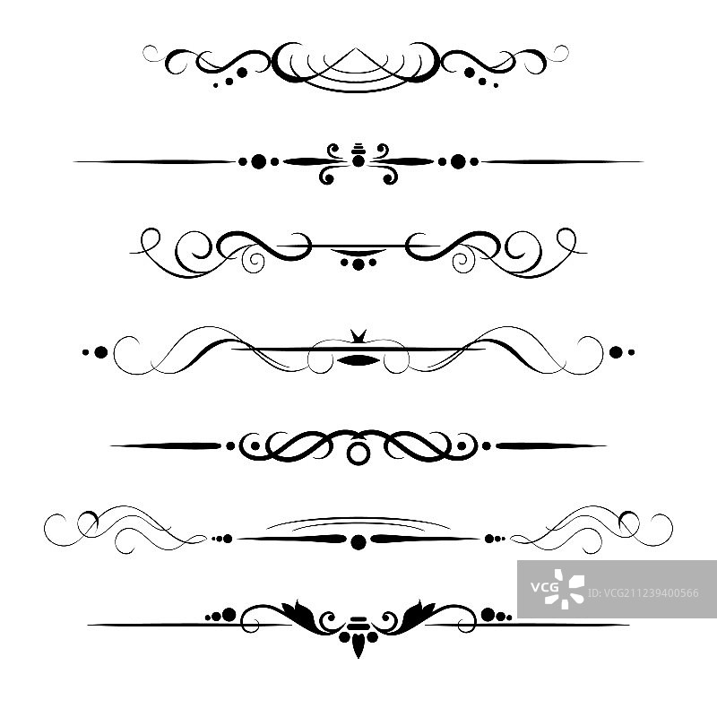 装饰分隔线图片素材