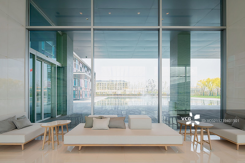 现代风格酒店大堂室内景观图片素材