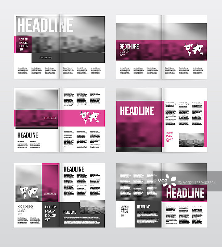 杂志或目录模板图片素材