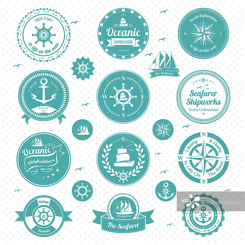 航海图标图片素材