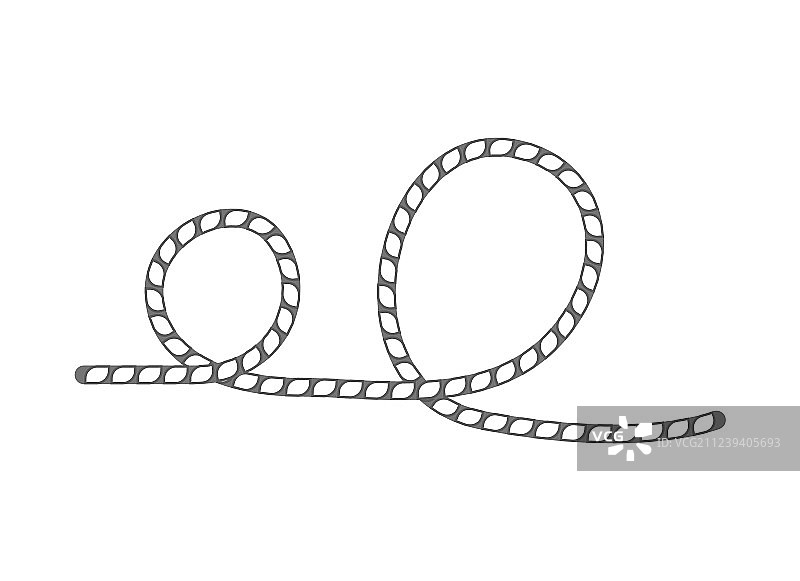 套索绳孤立图标图片素材