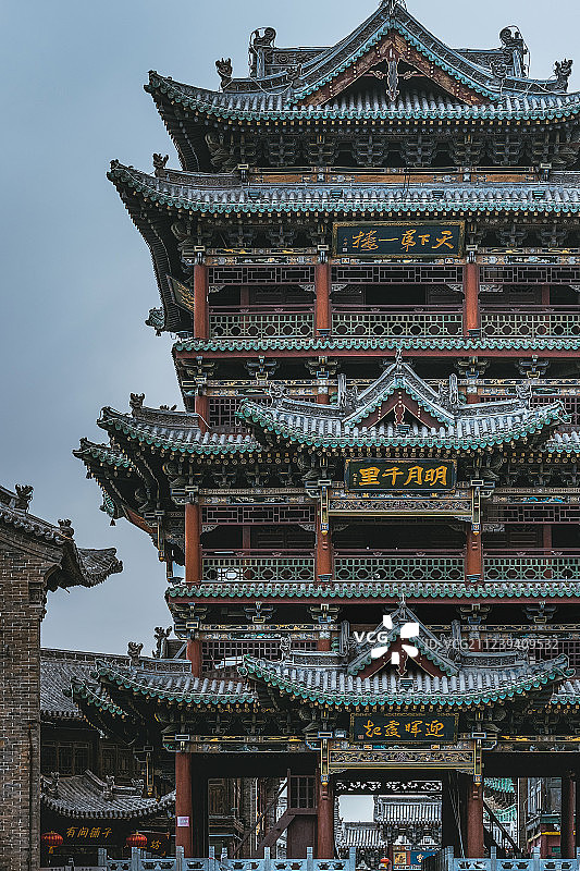 山西晋中榆次古城景区图片素材