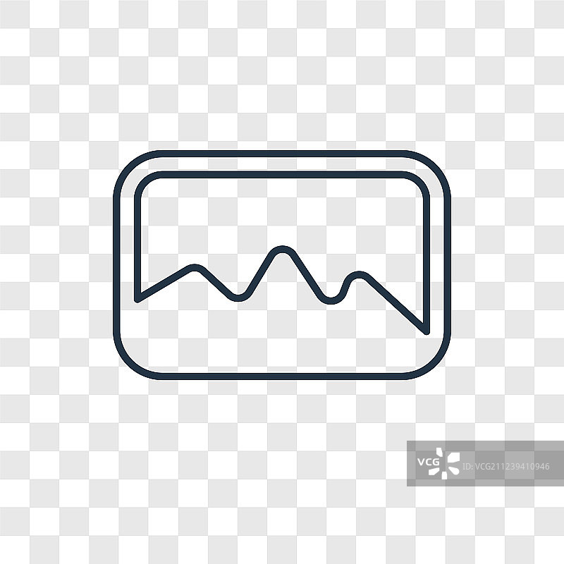 绘画概念线性图标图片素材