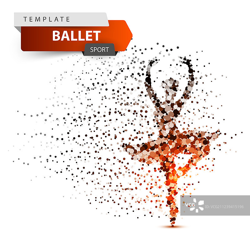 芭蕾舞运动女孩图片素材