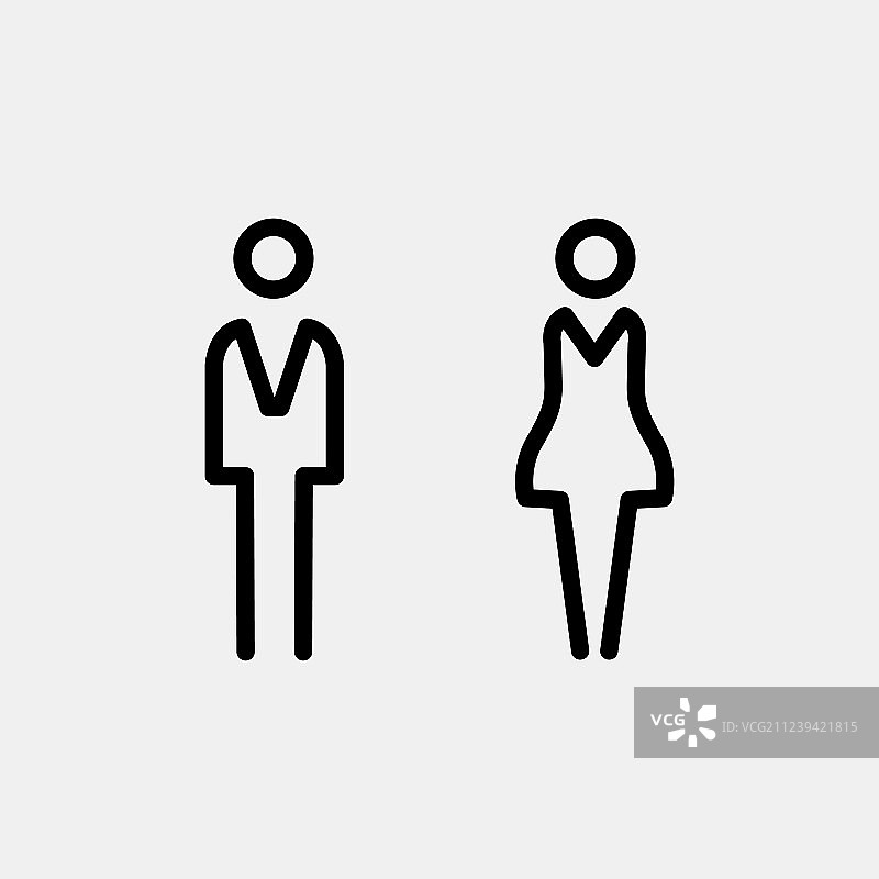 厕所厕所的门墙板图片素材