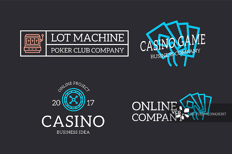 复古老虎机图案图片素材