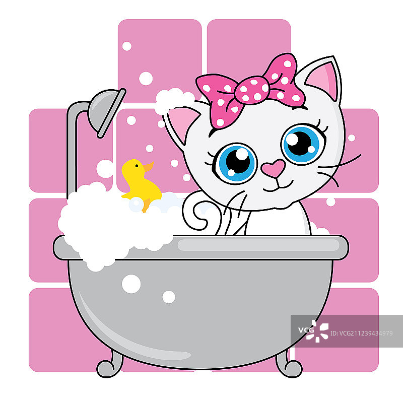 婴儿洗澡卡图片素材