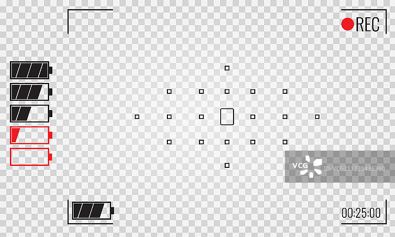 取景器相机的对焦屏幕图片素材