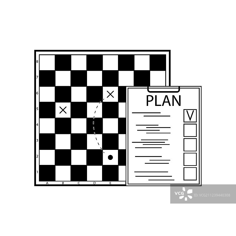 商业策略计划图片素材
