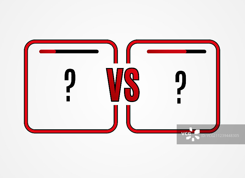 对比标志VS字母图片素材