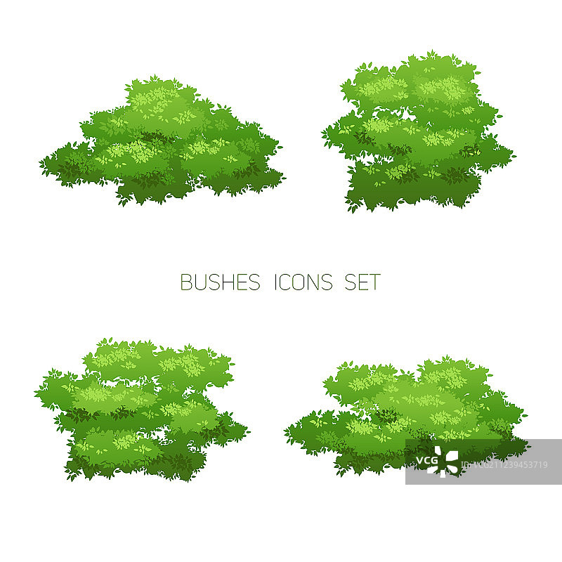 绿色灌木丛自然素材图片素材