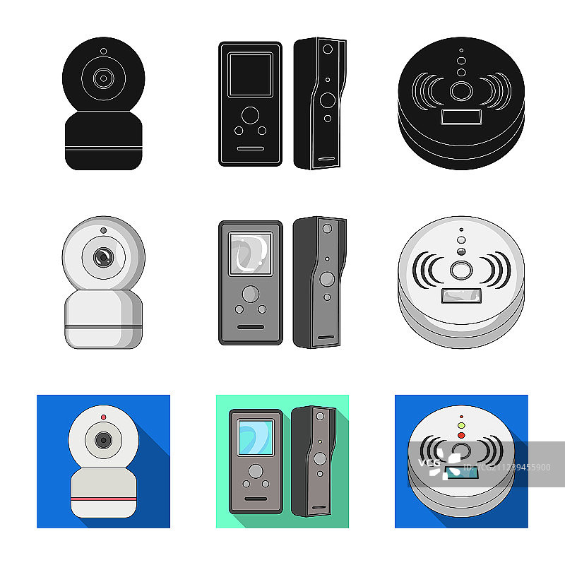 监控摄像头符号设计图片素材
