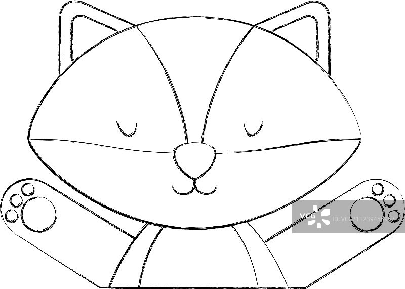 卡通臭鼬图片素材