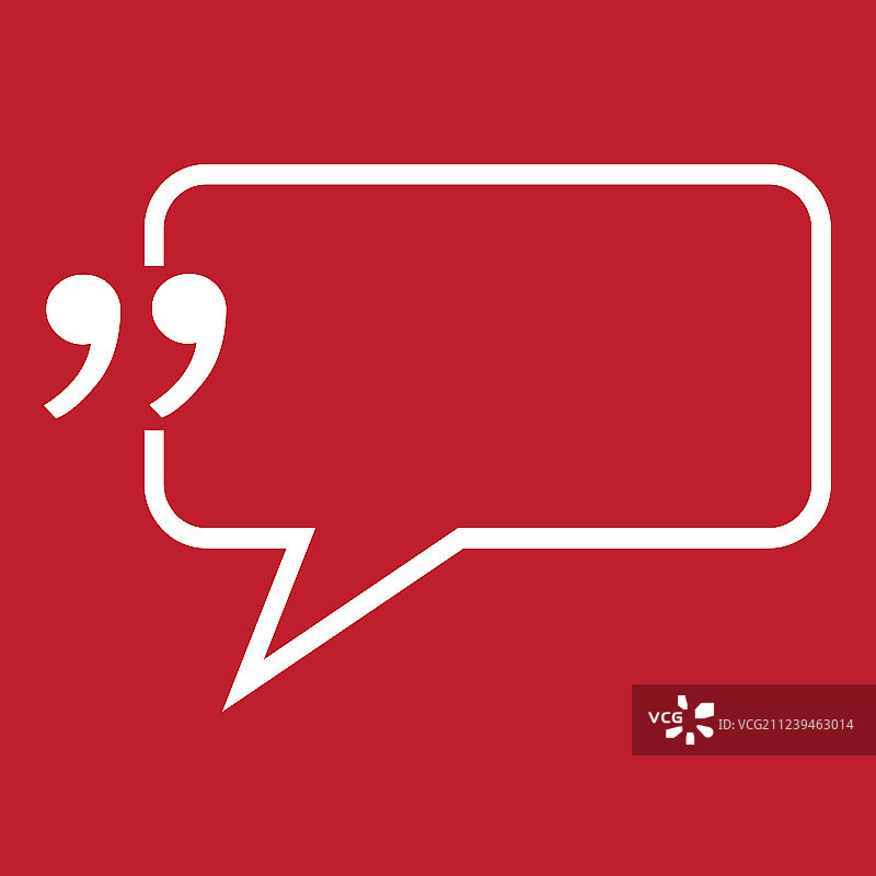 引号语音气泡标志图标设计图片素材