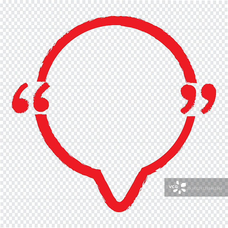 引号语音气泡标志图标设计图片素材