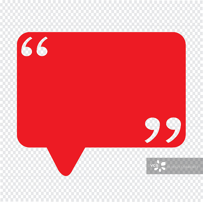 引号语音气泡标志图标设计图片素材