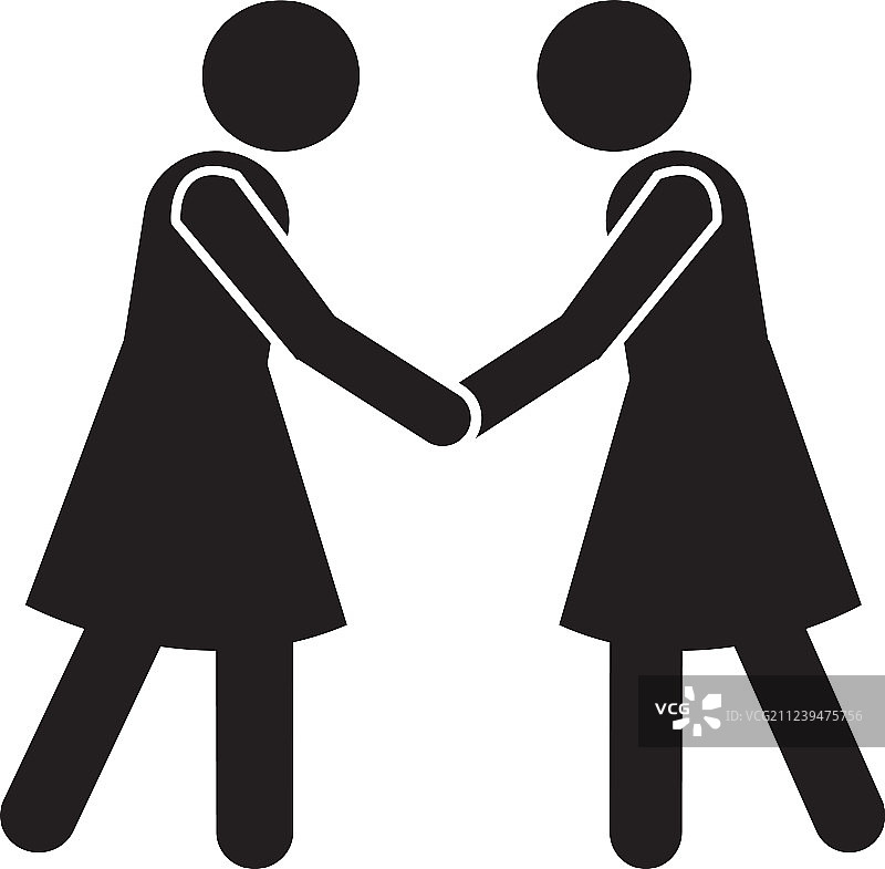 商务人士握手图标设计图片素材