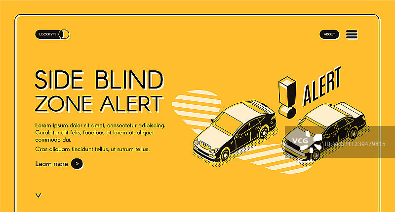 汽车盲点监测辅助网站图片素材