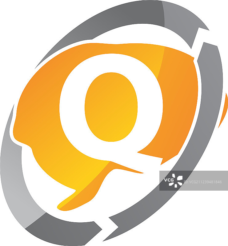 创意思维字母Q图片素材