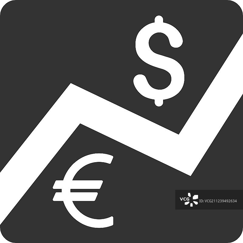 金融图表扁平图标图片素材