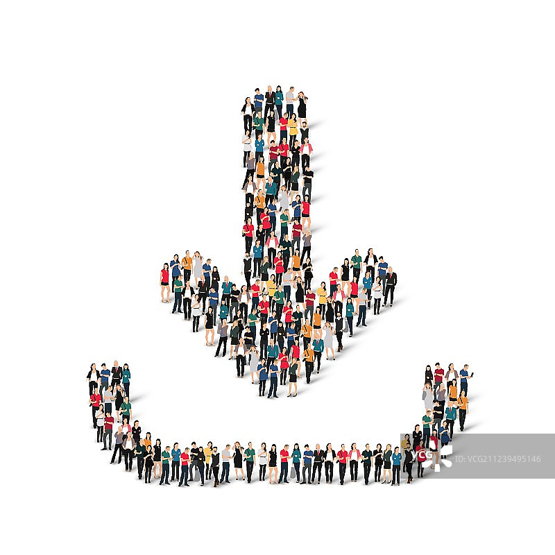 群组人员下载表单图片素材