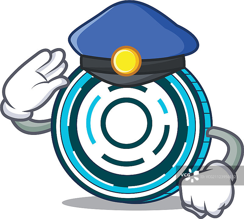 警察主题卡通形象图片素材