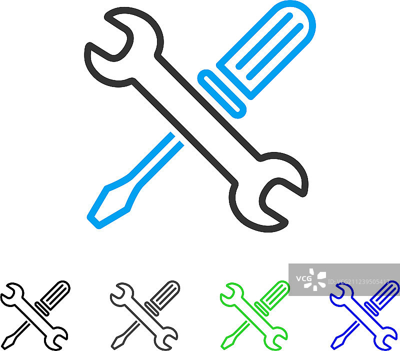 调整工具扁平图标图片素材